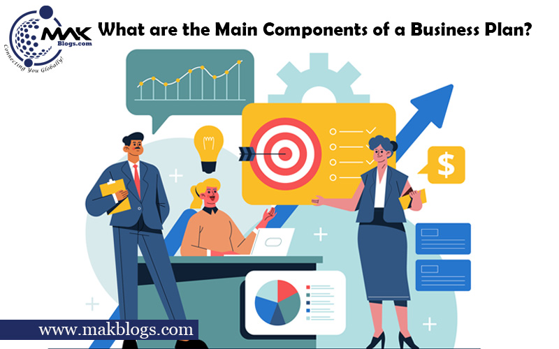 What are the main components of a business plan